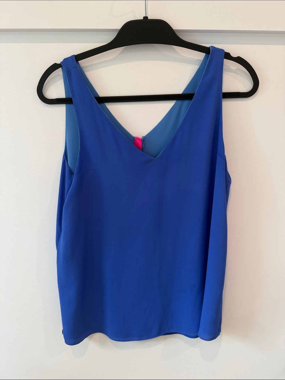 Lilly Pulitzer Bold Blue V-Neck Double-Layer Camisole
